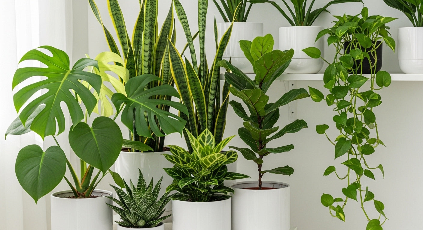 Lush plant arrangement